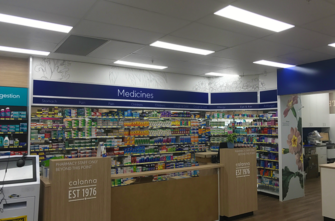 Calanna Pharmacy Deeragun Fit-Out